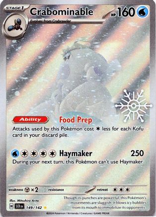 Crabominable - 149/142 (Holiday Calendar) 149 - Miscellaneous Cards & Products Holofoil
