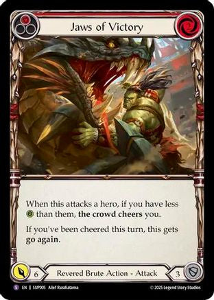 Jaws of Victory (SUP005) - Super Slam Rainbow Foil