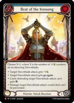 Beat of the Ironsong (SUP251) - Super Slam Rainbow Foil