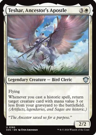 Teshar, Ancestor's Apostle - Commander: Secrets of Strixhaven - Magic ...