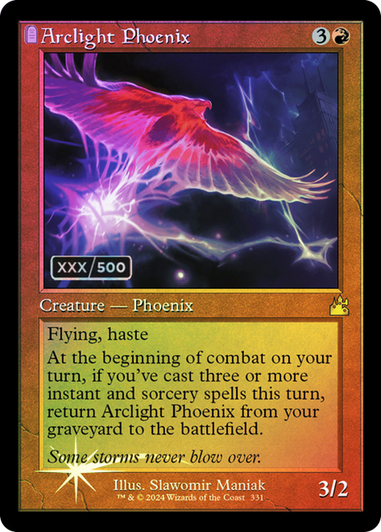 Arclight Phoenix (RVR-331Z)  Foil - Ravnica Remastered: (tombstone)