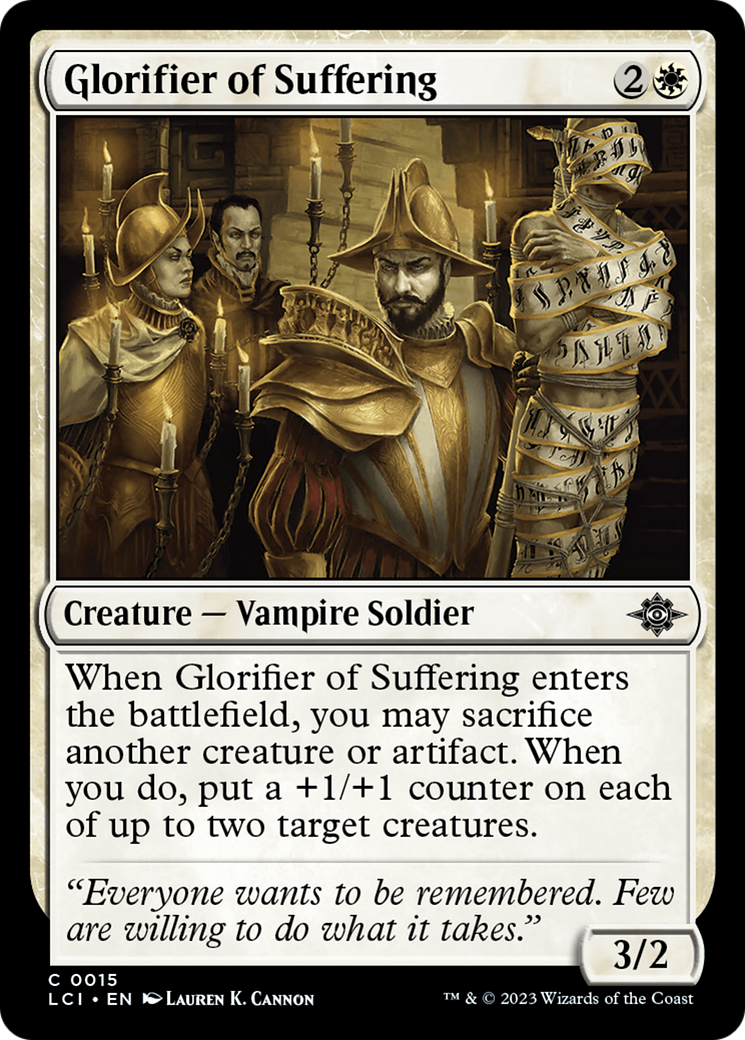 Glorifier of Suffering  (LCI-015) - The Lost Caverns of Ixalan