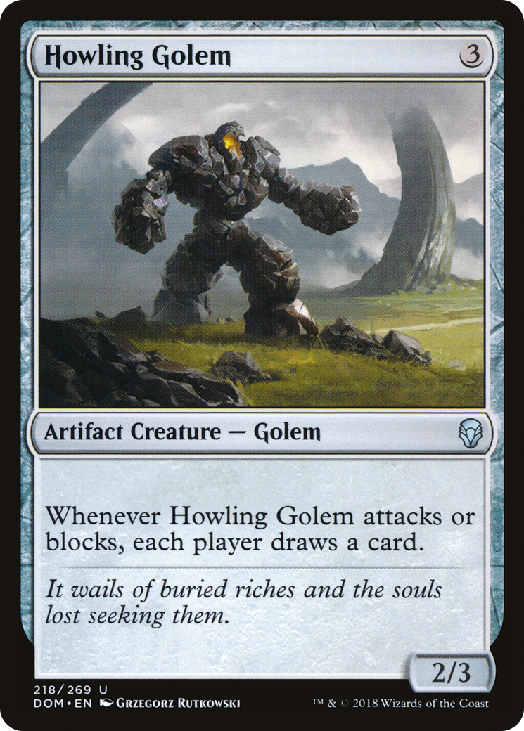 Howling Golem (DOM-218)  - Dominaria