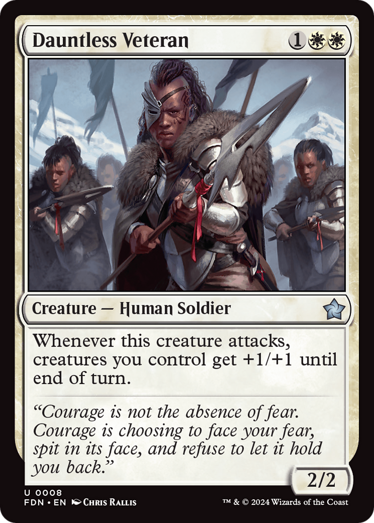 Dauntless Veteran (FDN-008)  - Foundations