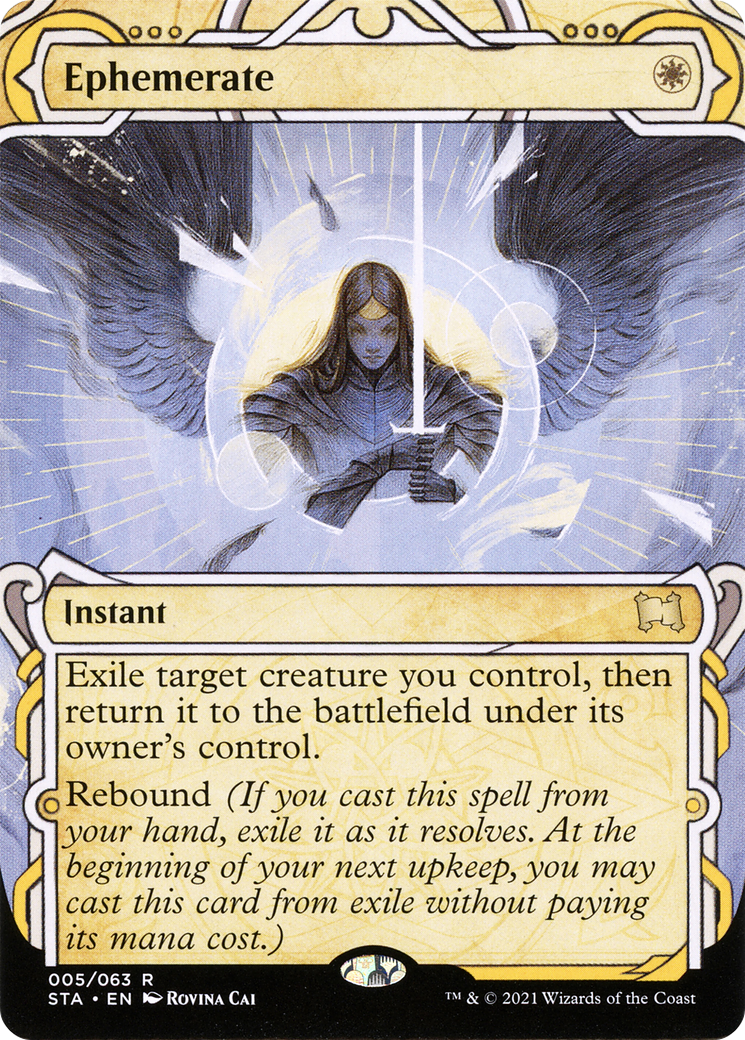 Ephemerate (STA-005)  Etched Foil - Strixhaven Mystical Archive: (Showcase) (Borderless)