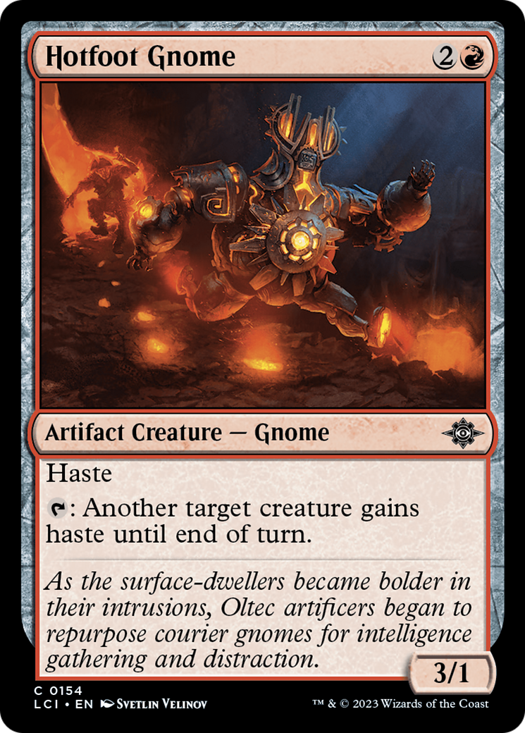 Hotfoot Gnome (LCI-154)  - The Lost Caverns of Ixalan
