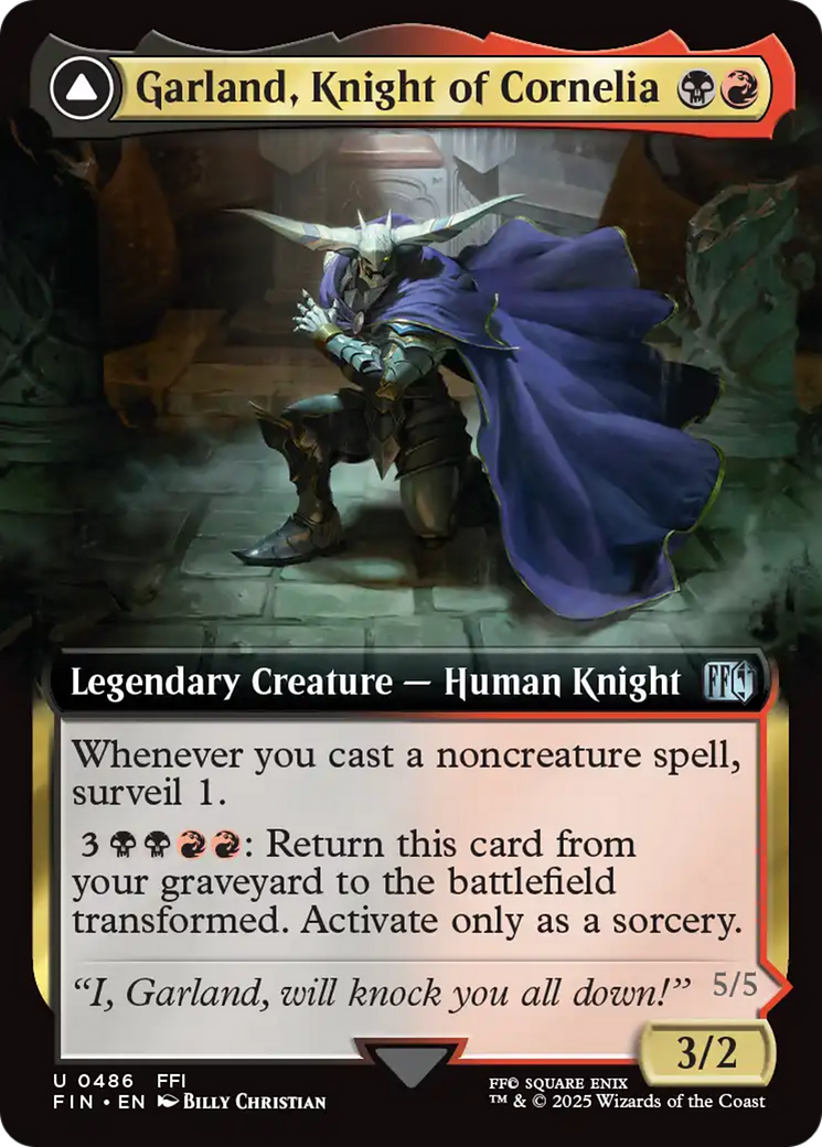Garland, Knight of Cornelia (Extended Art) (FIN-486)  - FINAL FANTASY: (Extended Art)