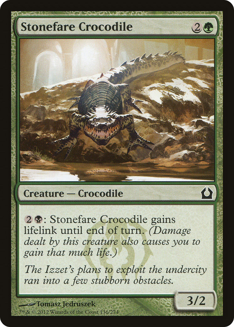 Stonefare Crocodile (RTR-136)  - Return to Ravnica