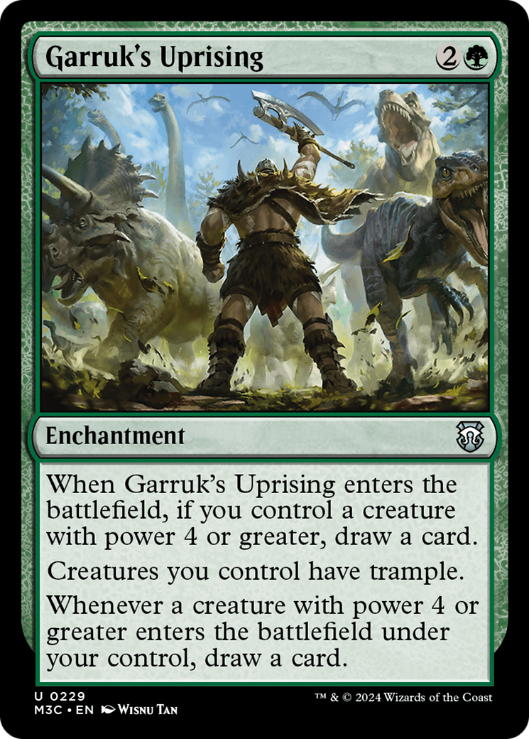 Garruk's Uprising (M3C-229)  - Modern Horizons 3 Commander