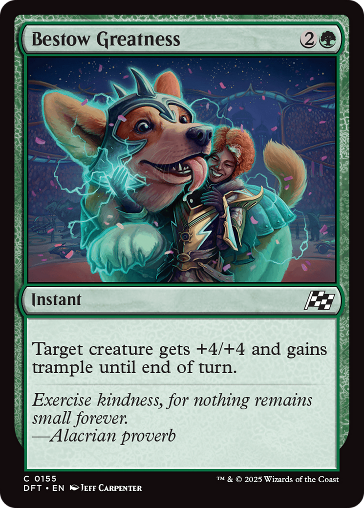 Bestow Greatness (DFT-155)  - Aetherdrift