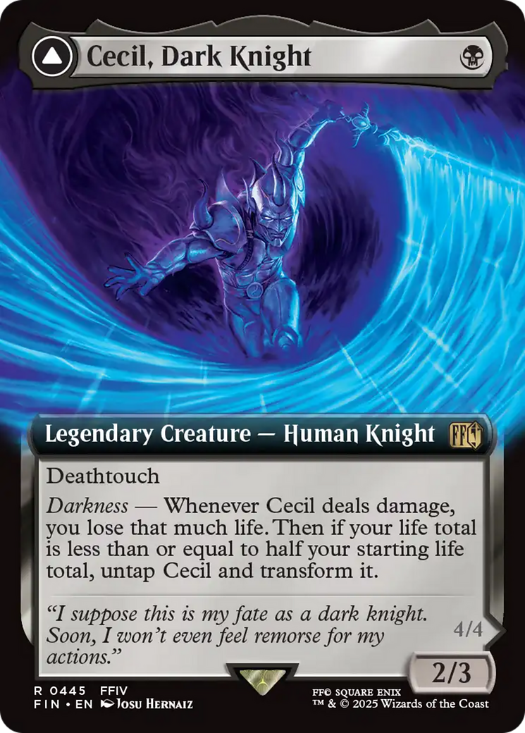 Cecil, Dark Knight (Extended Art) (FIN-445)  - FINAL FANTASY: (Extended Art)