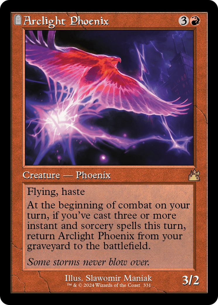 Arclight Phoenix (RVR-331)  - Ravnica Remastered: (tombstone)
