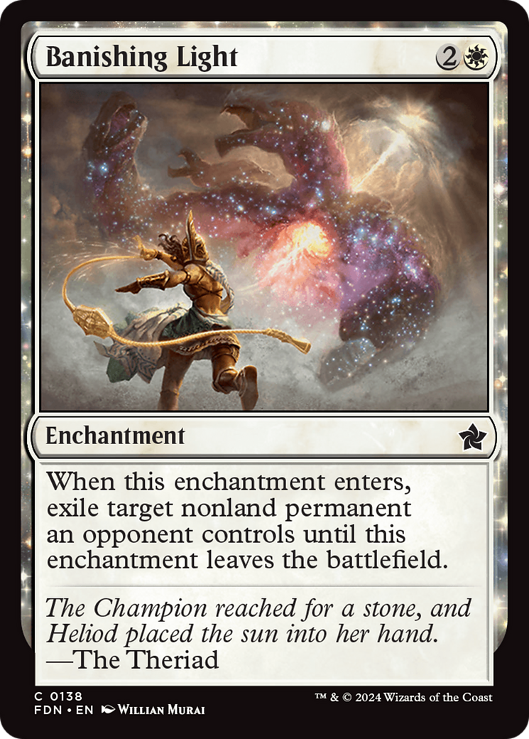 Banishing Light (FDN-138)  - Foundations: (enchantment)