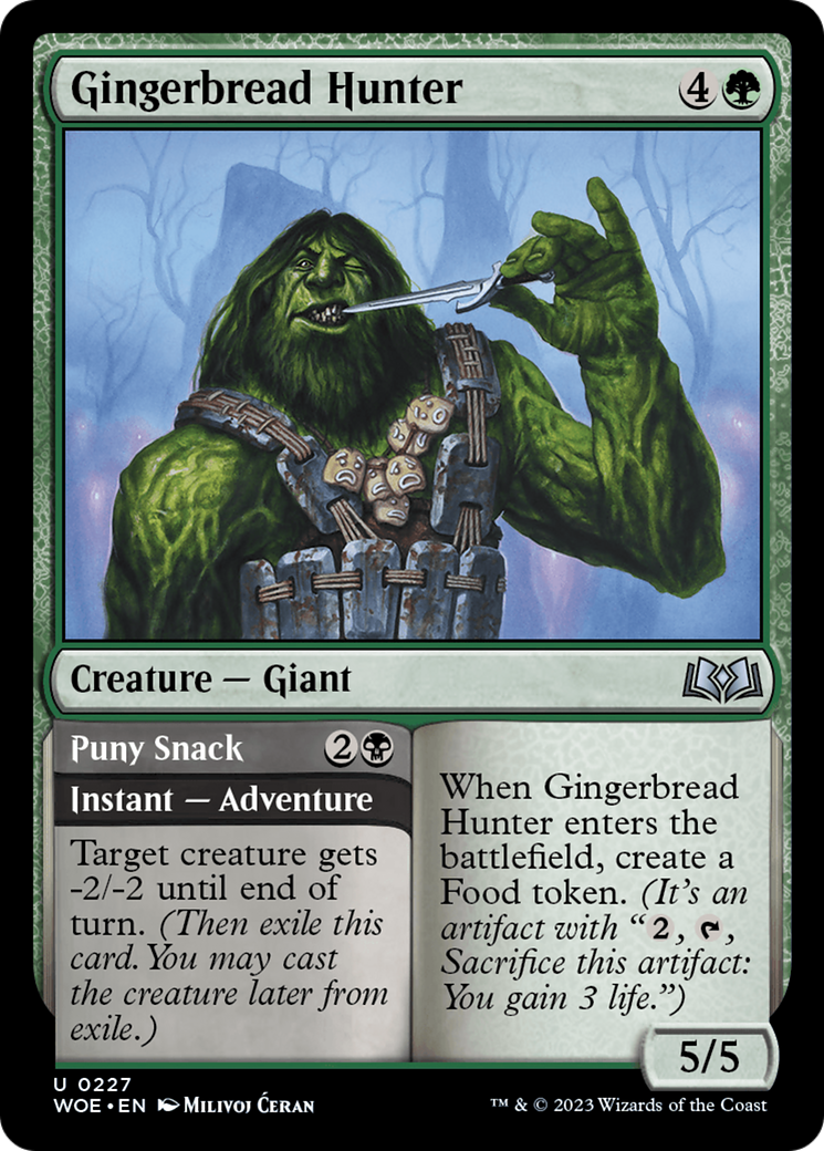 Gingerbread Hunter // Puny Snack (WOE-227)  - Wilds of Eldraine