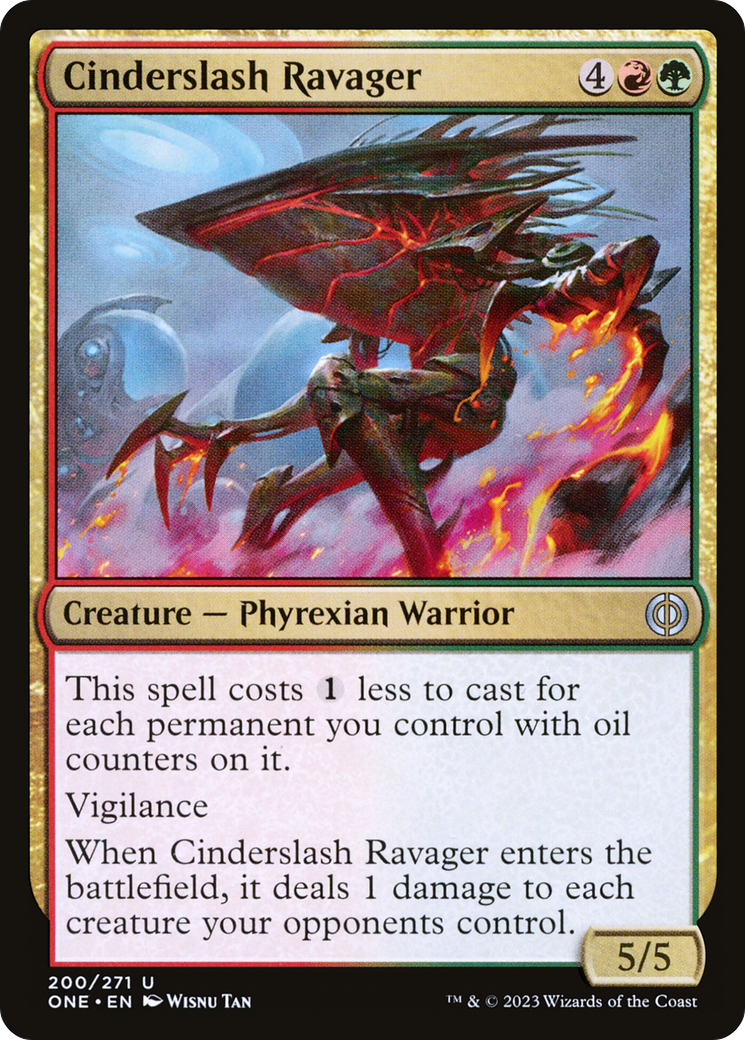 Cinderslash Ravager (ONE-200)  - Phyrexia: All Will Be One